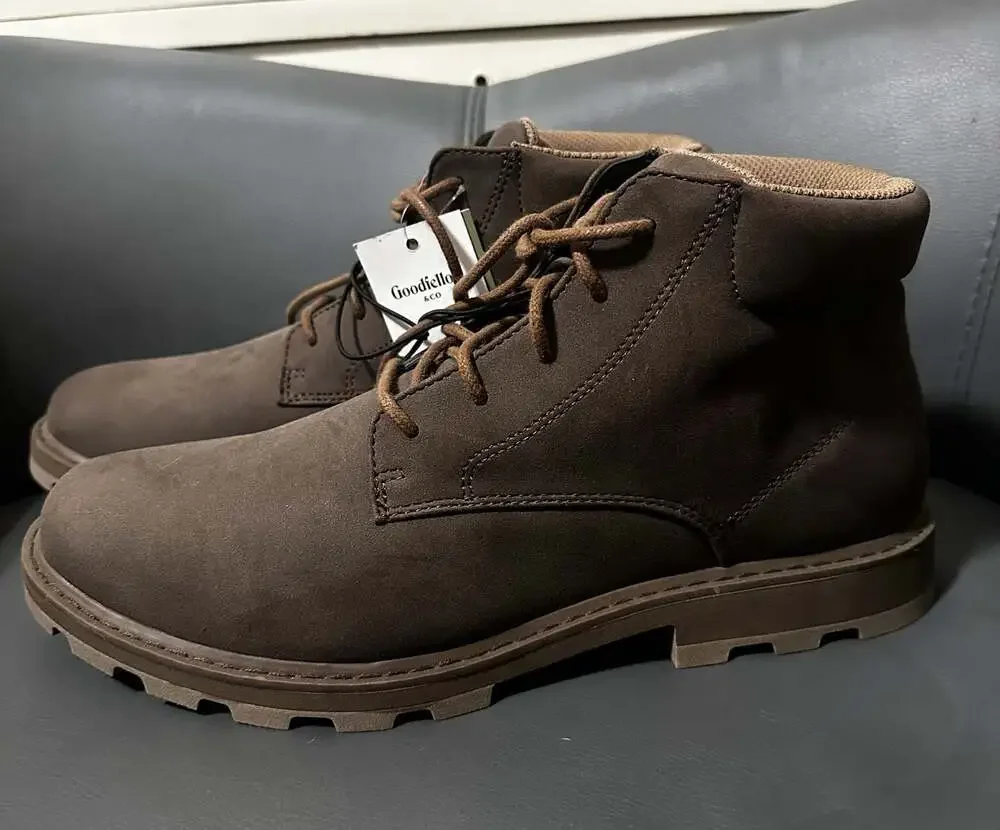 New Goodfellow & Co Men's Maynard Chukka Boots Size 11 Brown Outdoor